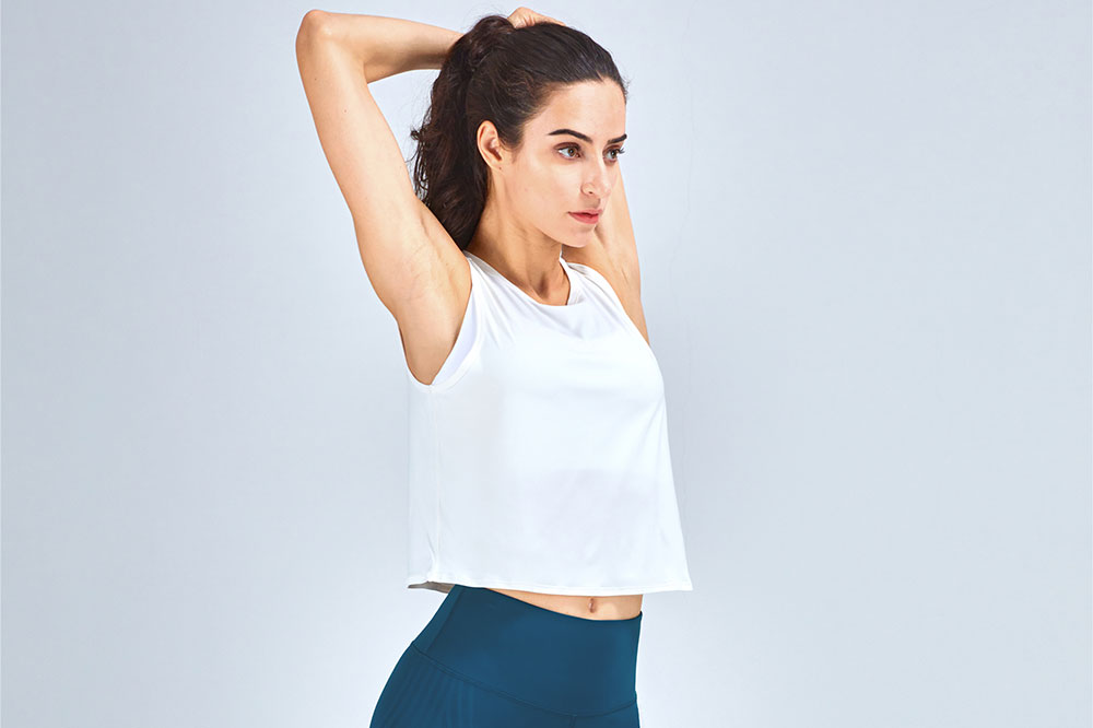 Women's exercise underwear white online shopping HerGymClothing