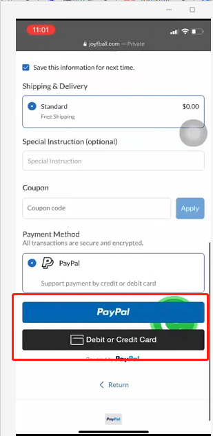 activating paypal debit card